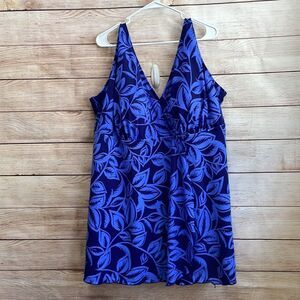 SWIM 365 ONE‎ PIECE SWIMSUIT IN BLUE PRINT